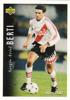 Sergio Ariel Berti River Plate 1995 Upper Deck Futbol Argentina #61